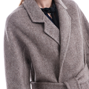 Nuovi stili Cappotto in cashmere color cammello