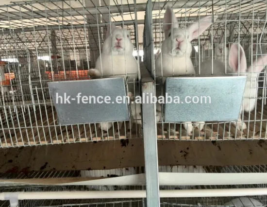 welded wire mesh commercial rabbit cage in Kenya poultry farm