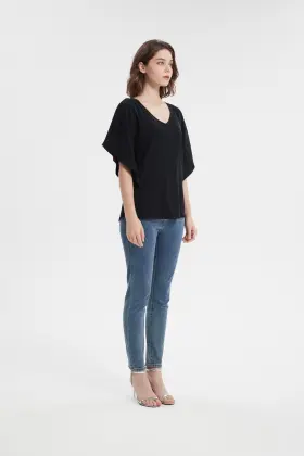 women bat wing sleeve shirt tops