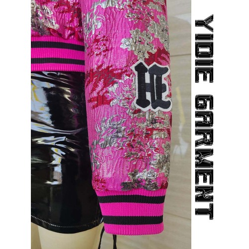 Jaket punk jacquard jacquard yang tahan angin