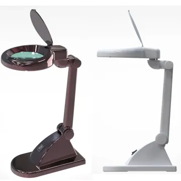 Desk Clamp Illuminated LED Magnifier Lamp
