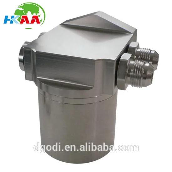 Racing car Billet machined engine oil filter housing