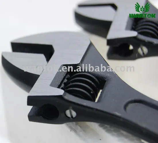 10" black adjustable wrench