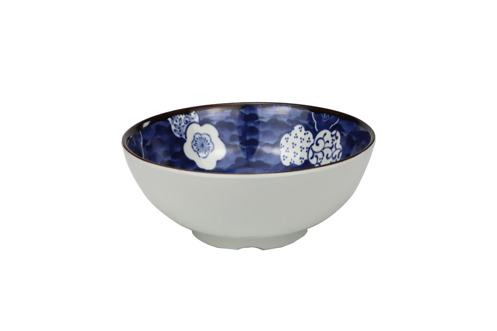 7.2'' Japanese Style Decal Melamine Bowl