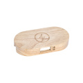 Natural Wood Aromatherapy Lamp Base Holder