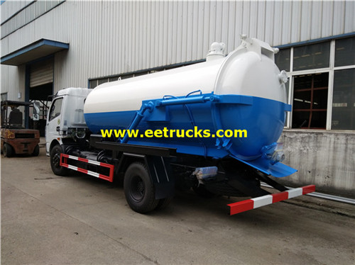 فراغ 4000L 4x2 روث شفط الشاحنات