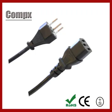 3pin Switzerland swiss power cords