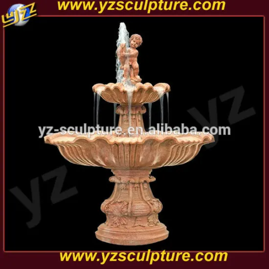 garden decoration hand carved marble small water fountain sculpture