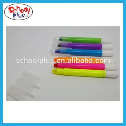 washable soild highlighter pen wax highlighter pen