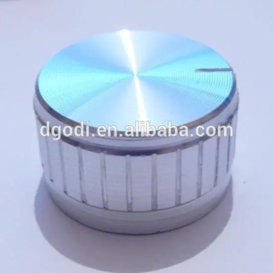 Precision CNC Machine 30mm Aluminium Silver Potentiometer Encoder Knob