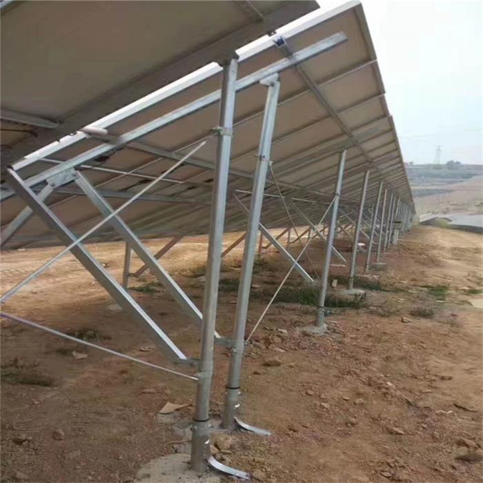 solar ground screw foundation