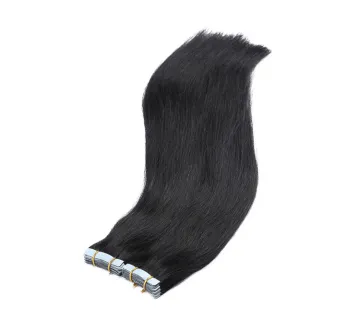 MRSHAIR Natural machine remy Human Hair Straight 40pcs 24" Skin Weft Invisible Tape In Hair Extensions For Salon