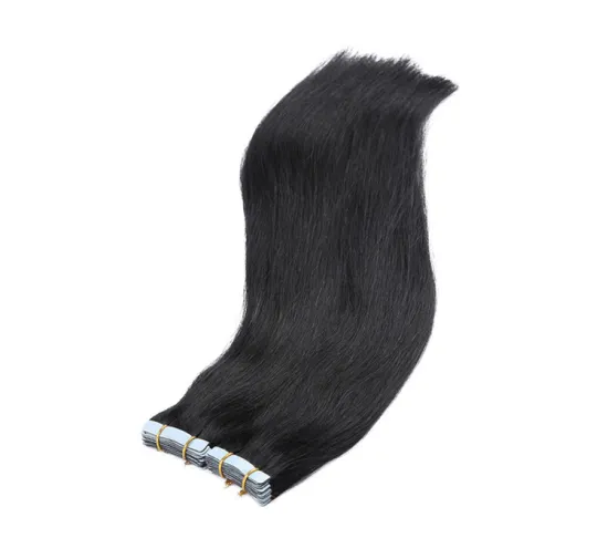 MRSHAIR Natural Human Hair Straight 12"-24" Skin Weft Invisible For Salon Tape In Hair Extensions