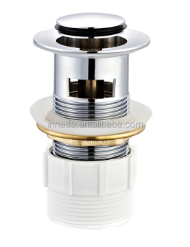 Watermark Australia Basin Drainer Pop Up Waste with Overflow - Brass Bathroom Basin Waste Drain 1-1/4" to 1-1/2\