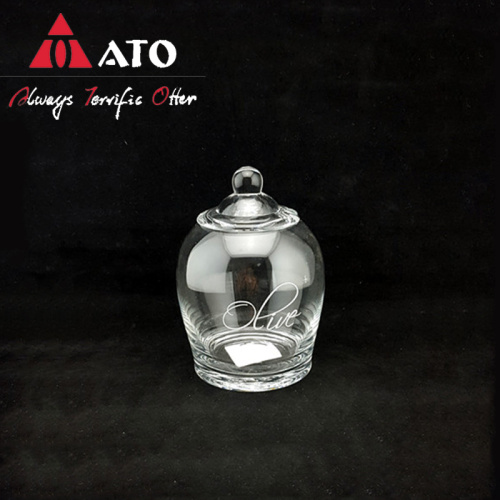 Ato Candy Jar с крышкой сахарной стеклянной посудой