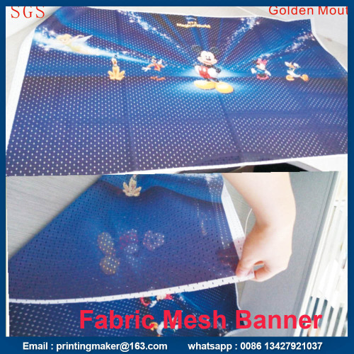 Polyester Mesh Fabric Banner Printing