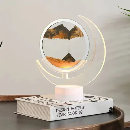 Decorative Flowing Sand Art Light
