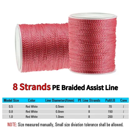 500M Saltwater Fishing Kit: Hooks, Jigs, and Braided Line