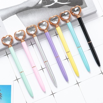 Creative Heart-shaped Design Metal Ballpoint Pens - 17 Styles Retro Ballpoint Pens