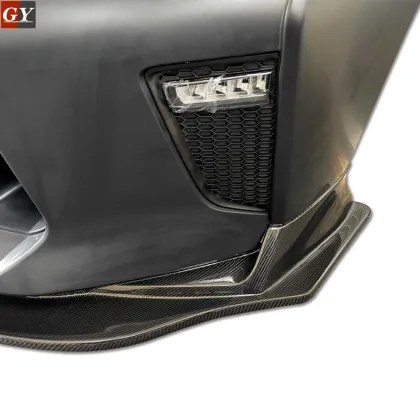 Carbon Fiber Liberty Walk Ver.1.5 Style Front Lip for Nissan 17+ R35 GTR