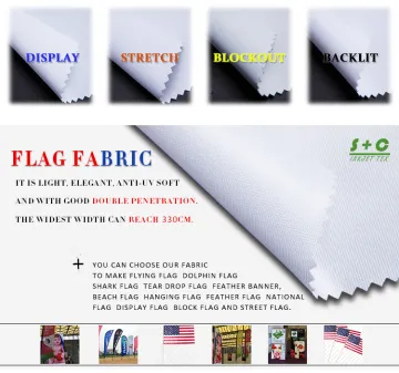 Satin Fabric Bow Flag