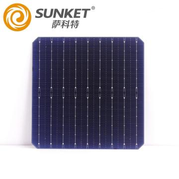 Sel solar mono Tier1 166mm dengan kecekapan tinggi