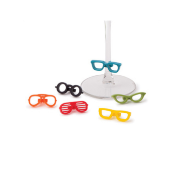 Vente en gros 7pcs lunettes bouchon bouchon de bouchon de bouteille de charme