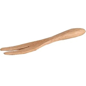 Bamboo wood dessert fork