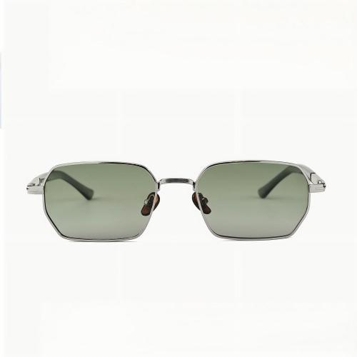 Vintage Square Metal TAC Polarized Photochromic Driving Sunglasses