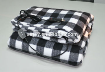 Plaid Electric Blanket for Automobile - 12 volt