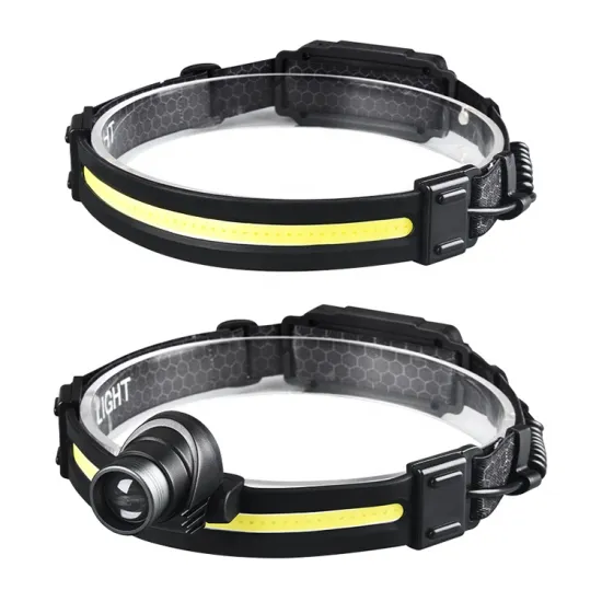 COB XPG Super Bright Rechargeable LED Headlamp with Full Vision