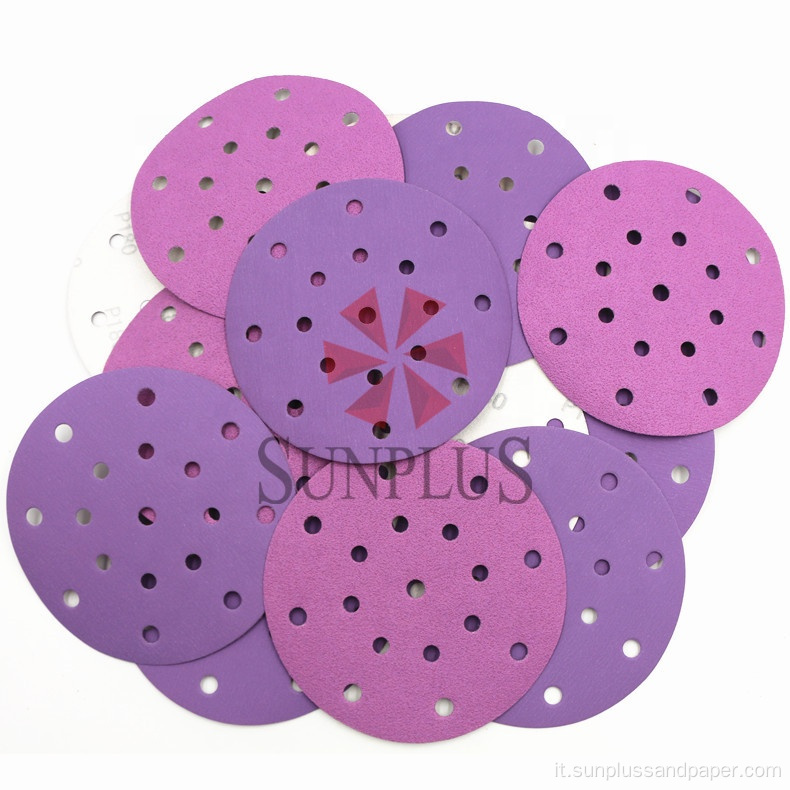 Sunplus Autensives Abrasives Carta Purple Ceramic Ceramic