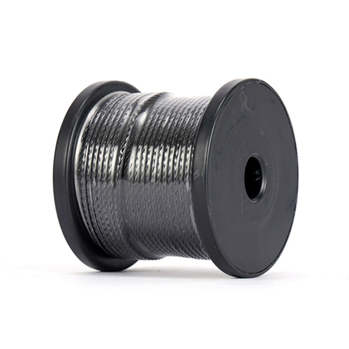 black finish stainless steel rope