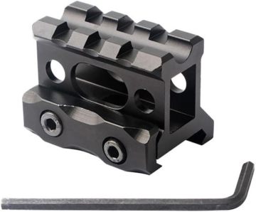 Aluminum Riser Mount Dovetail 20mm Conversion