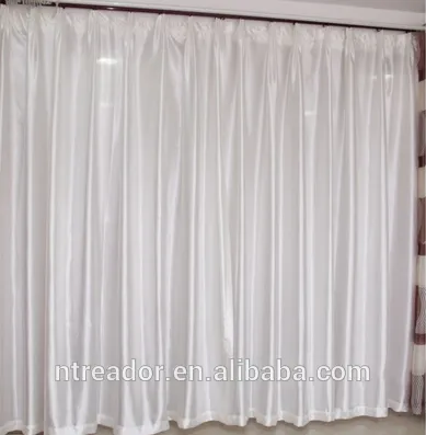 satin curtain wedding decoration living room decoration