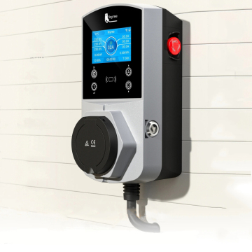 22kW EV Charging Station Socket for Fast Charging - Compatible with BYD and Tesla Wall-Mount Chargers