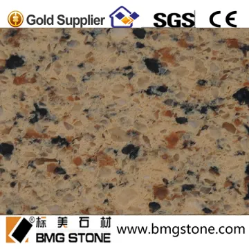 hot sale customized design rusty sparkle quartz floor tile