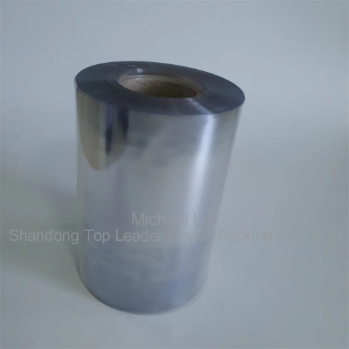 transparent pvc sheet roll with blue tint pharma