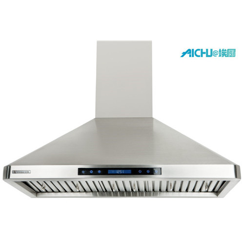 Powerful Cooker Hood Wall Mount Range Hood Stainless Steel Exhaust HoodFilters Supplier