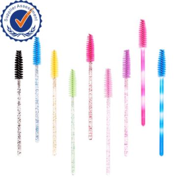 Crystal Mascara Spoolie Applicator Wands Eyelash Brush