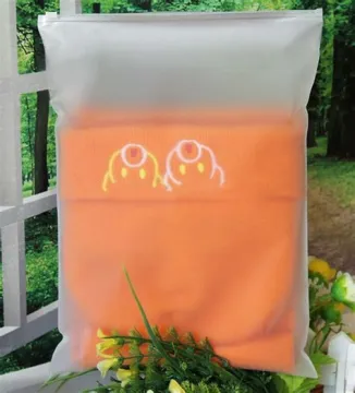 custom printed plastic underwear T-shirt packaging ziplock bag
