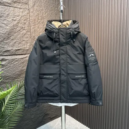 Trendy Korean Short Fitting Men's Down Jacket