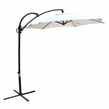 Beach umbrella/garden furniture with powder coating
