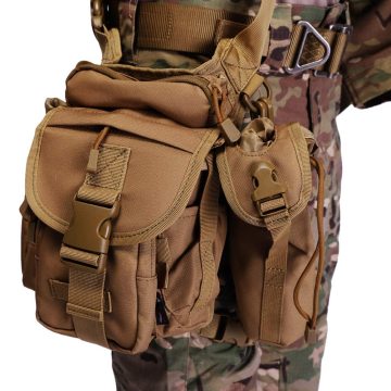 VEKEDA Waterproof Tactical Drop Leg Pouch Bag
