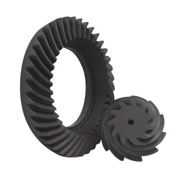 Custom made steel Large Module crown pinion gear with small pinion helical gear for truck tractor