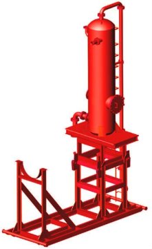 Mud-gas separator