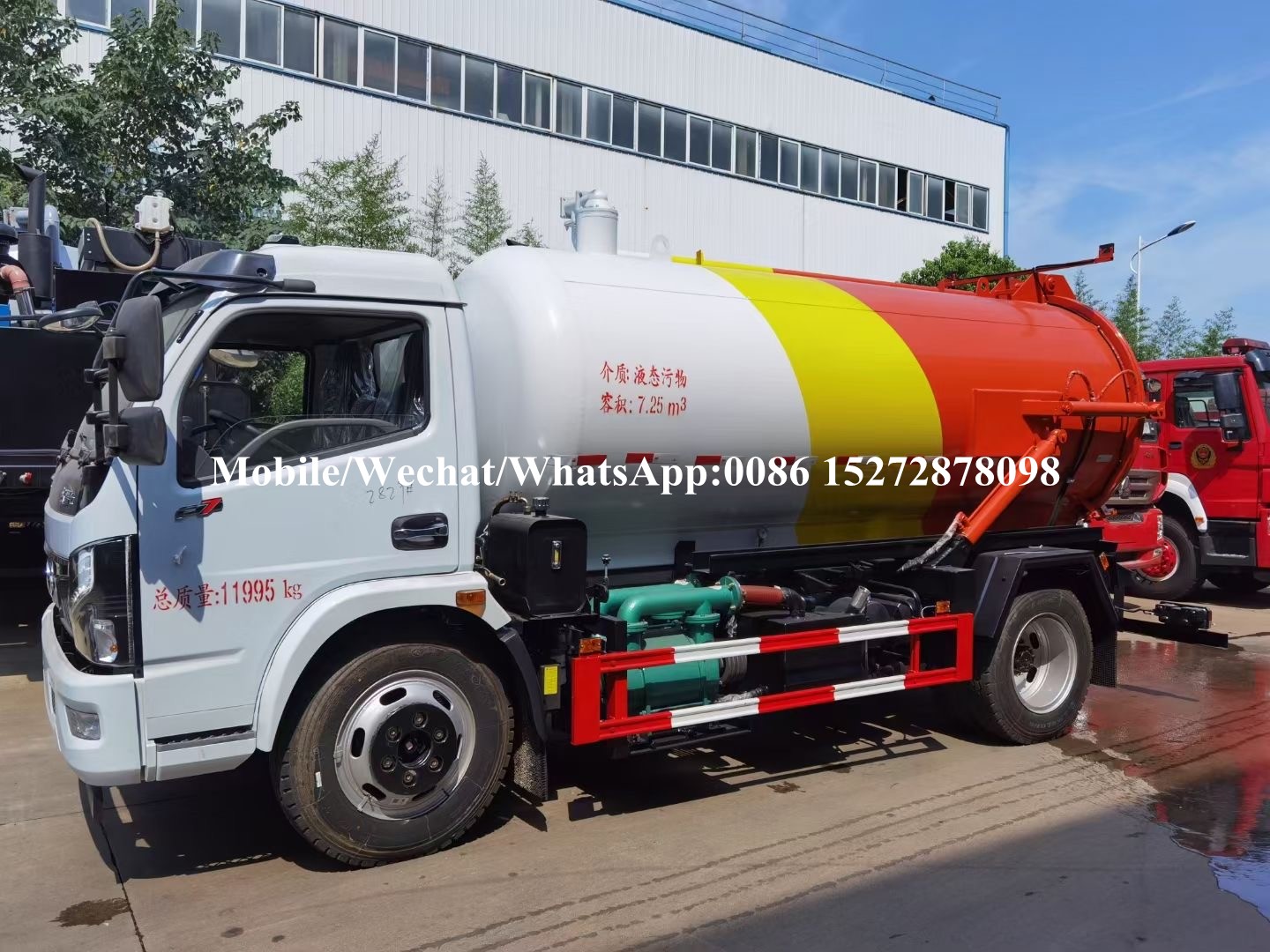 Dongfeng 5m3 Sewage Truck (4)