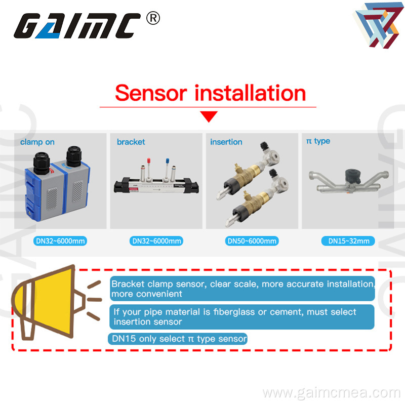 Sewage Pipeline Transit-time ultrasonic digital flow meter