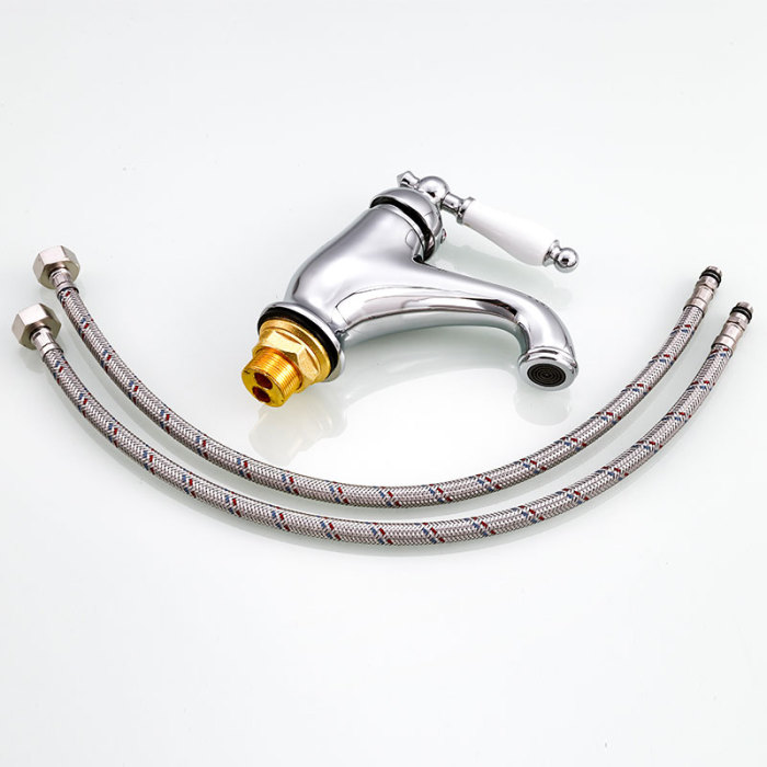 Modern 35mm Single Hole Zinc Alloy Electroplated Faucet