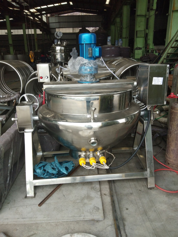 Best Price Electric/Gas/Steam Jacketed Kettle Cooking Pot with Mixer